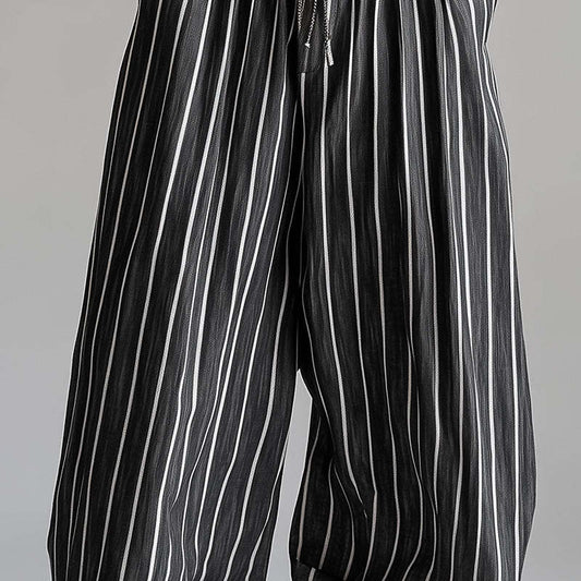 Men's Pinstripe Loose Casual Pants MTA2477C8P