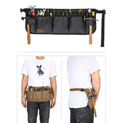 Men's Classic Practical Hardware Tool Bag Storage Waist Bag 70347013K