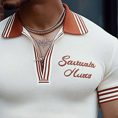 Men's Summer Fashion Polo Neck Slim Fit T-Shirt MTA3197C2U