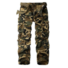 Men's Multi-Pocket Cargo Pants - Perfect For Outdoor Adventures And Casual Wear