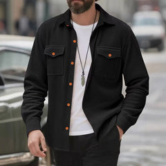 Stylish Corduroy Shirt Jacket for Men - Perfect for Casual and Outdoor Adventures