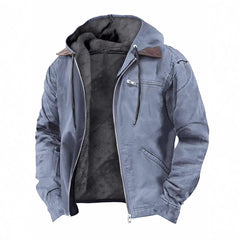 Stylish Hooded Jacket With Faux Fur Lining For Ultimate Warmth And Comfort
