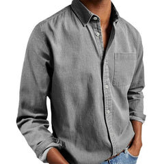 Stylish Casual Button-Up Shirt for Men - Perfect for Everyday Wear
