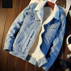 Stylish Denim Jacket with Faux Fur Lining for Winter Warmth