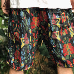 Vibrant Geometric Pattern Shorts for Casual Summer Wear