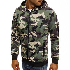Camouflage Hooded Jacket For Men - Stylish And Versatile Outdoor Wear