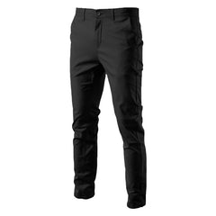 Stylish Khaki Slim Fit Trousers for Men - Perfect for Casual and Smart-Casual Occasions