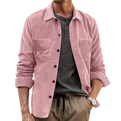 Stylish Corduroy Shirt Jacket for Men - Perfect for Casual and Outdoor Wear