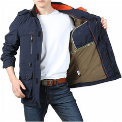 Men's Outdoor Utility Jacket - Perfect For Adventure And Casual Wear