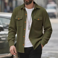 Stylish Corduroy Shirt Jacket for Men - Perfect for Casual and Outdoor Adventures