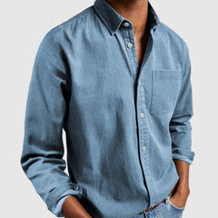 Stylish Casual Button-Up Shirt for Men - Perfect for Everyday Wear