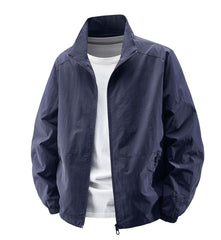 Lightweight Khaki Jacket for Men - Perfect for Casual and Outdoor Activities