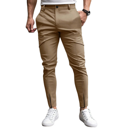 Men's Solid Color Casual Suit Pants MTA0366D4X