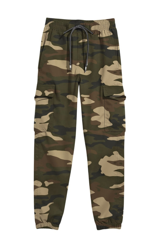 Camo Cargo Jogger Pants