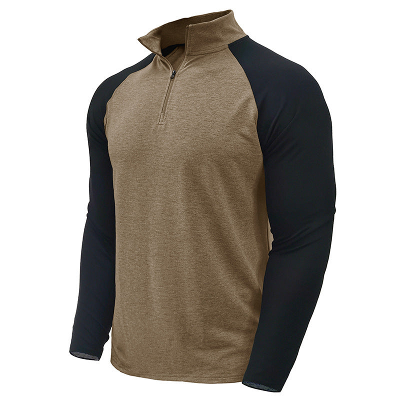Men's Stylish Half-Zip Pullover Shirt For Outdoor Adventures