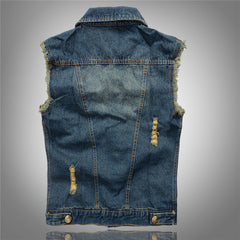 Stylish Denim Vest for Men - Perfect for Casual and Trendy Looks