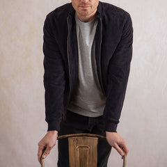 Stylish Men's Bomber Jacket For Casual And Outdoor Wear