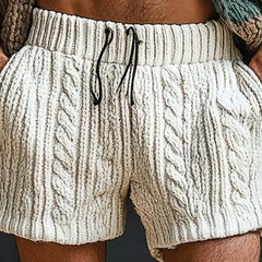 Men's Spring Fashion Solid Color Woven Sports Casual Shorts MTA0351D8P