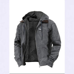 Stylish Hooded Jacket With Faux Fur Lining For Ultimate Warmth And Comfort