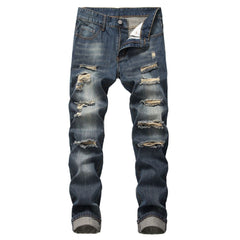 Distressed Ripped Jeans For Men - Fashionable And Stylish Denim Trousers