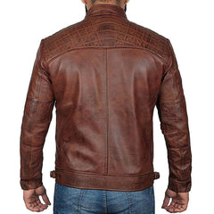 Stylish Men's Biker Jacket with Classic Design and Modern Fit