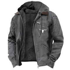 Winter Warmth Hooded Jacket with Faux Fur Lining - Perfect for Cold Weather