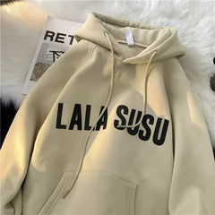Stylish Hoodie with Trendy Lettering for Casual Wear