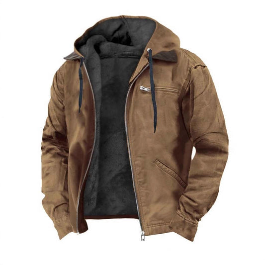 Stylish Hooded Jacket With Faux Fur Lining For Ultimate Warmth And Comfort