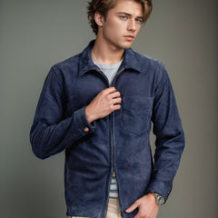 Stylish Brown Zip-Up Jacket for Men - Perfect for Casual and Outdoor Adventures
