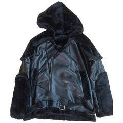 Luxurious Faux Fur Trimmed Jacket for Men - Winter Fashion Essential