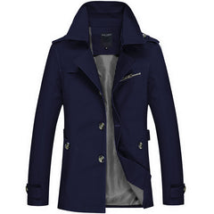 Stylish Men's Trench Coat - Perfect For Casual And Formal Wear