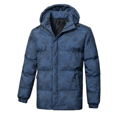 Camouflage Pattern Winter Down Jacket for Men - Warm, Stylish, and Versatile