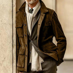 Stylish Men's Jacket with Versatile Layering Options for Modern Gentlemen