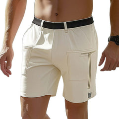 Men's Summer Basic Solid Color Casual Shorts MTA0314D7U