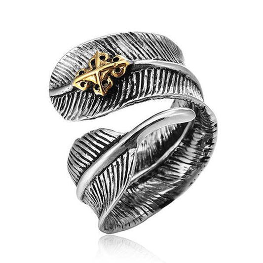 VINTAGE FEATHER RING 70155980M