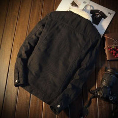 Stylish Denim Jacket with Faux Fur Lining for Winter Warmth