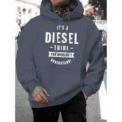 Stylish Hoodie with Bold Graphic Print for Men