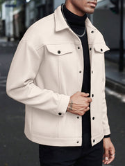 Stylish Men's Casual Jacket With Multiple Color Options