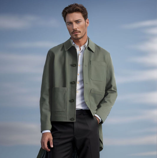 Stylish Men's Casual Jacket with Modern Design for All Seasons