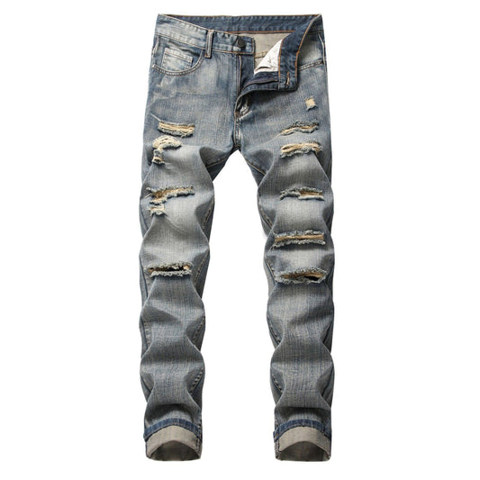 Distressed Ripped Jeans For Men - Fashionable And Stylish Denim Trousers