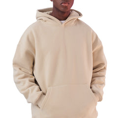 Stylish Grey Hoodie with Layered Design for Men - Perfect for Casual and Urban Looks