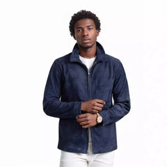 Stylish Brown Zip-Up Jacket for Men - Perfect for Casual and Outdoor Adventures