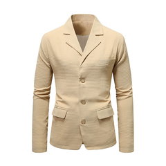 Men's Classic Casual Slim Fit Single Breasted Waffle Blazer 92532629K