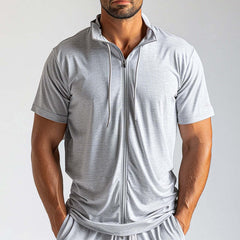 Men's Solid Color Simple Sports T-Shirt MTA1868C6P