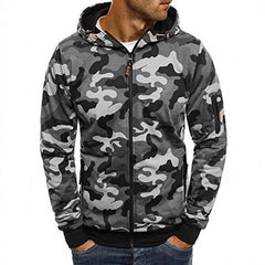 Camouflage Hooded Jacket For Men - Stylish And Versatile Outdoor Wear