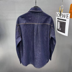 Stylish Patchwork Denim Shirt for Men - Perfect for Casual and Trendy Looks