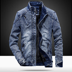 Stylish Denim Jacket with Faux Fur Lining - Perfect for Casual and Outdoor Wear