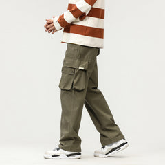 Men's Cargo Pants with Oversized Pockets - Perfect for Casual and Outdoor Adventures