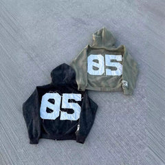 Stylish Hooded Sweatshirt with Bold Lettering for Casual Wear