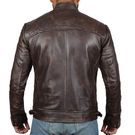 Stylish Men's Biker Jacket with Classic Design and Modern Fit